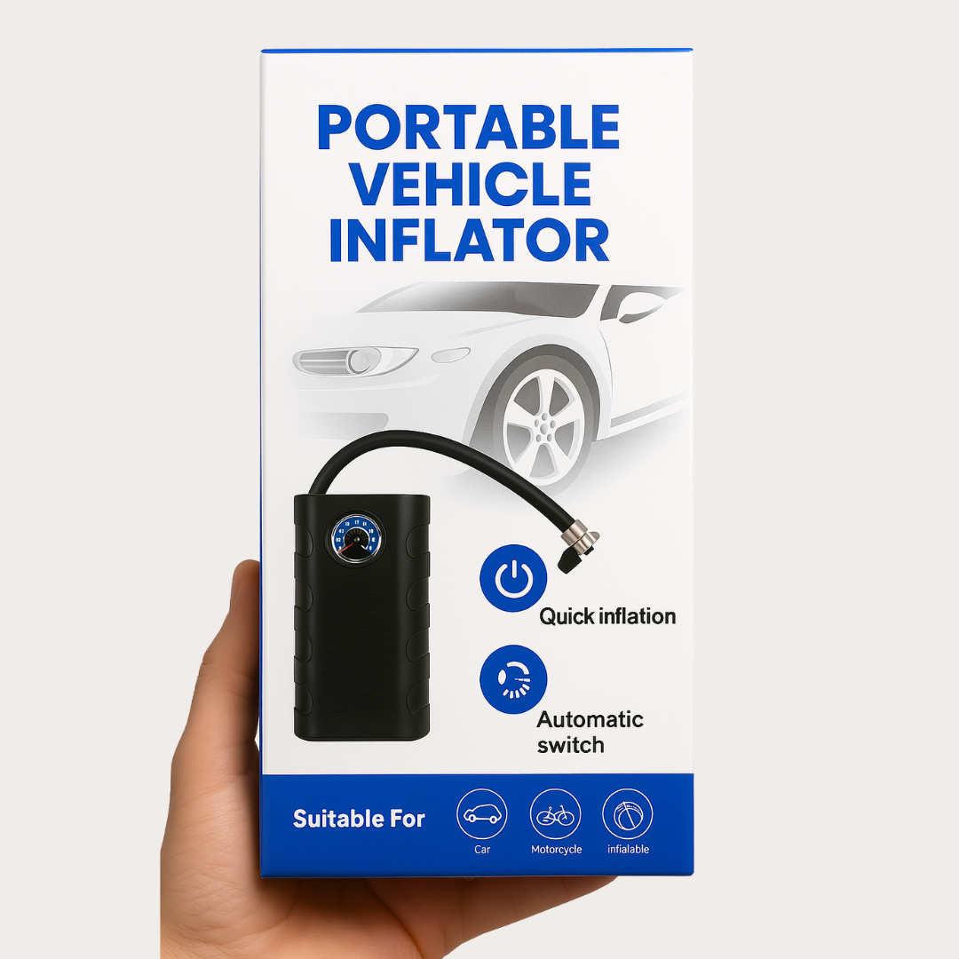 145702.png Inflador Compresor Aire Auto Portátil - Imagen 1