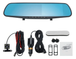 Espejo Retrovisor Auto DVR + camara retr - Imagen 2
