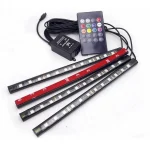 Luces Led Interior Auto Rgb 4 Tiras - Imagen 3