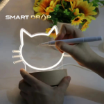 Lampara gato Tablero Led Acrílic Mensaje - Imagen 7