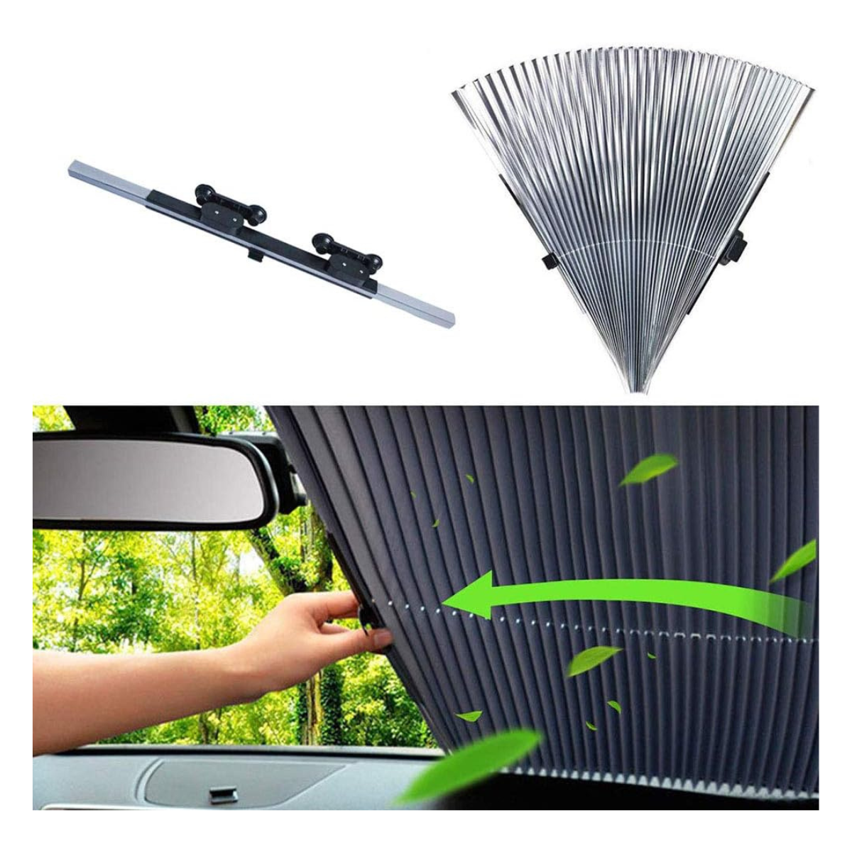 33764.png Cortina Plegable de 46 cm para Auto - Imagen 1