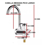 Grifo Eléctrico Calentador Lavaplatos - Imagen 2