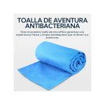 Pack 2 Toallas Microfibra Suede Azul - Imagen 5