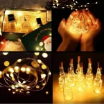 Led Hada Corcho Botella Calida