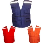 Chaleco Geologo Gabardina Rojo Talla M