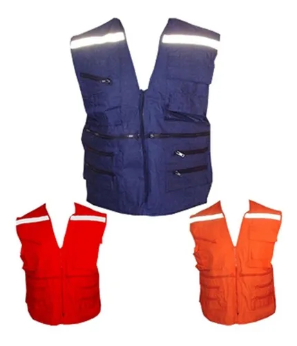 155805.png Chaleco Geologo Gabardina Rojo Talla M - Imagen 1