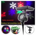 luces solar navidad nieve