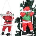 DECORACION NAVIDAD PAPA NOEL ESCALERA