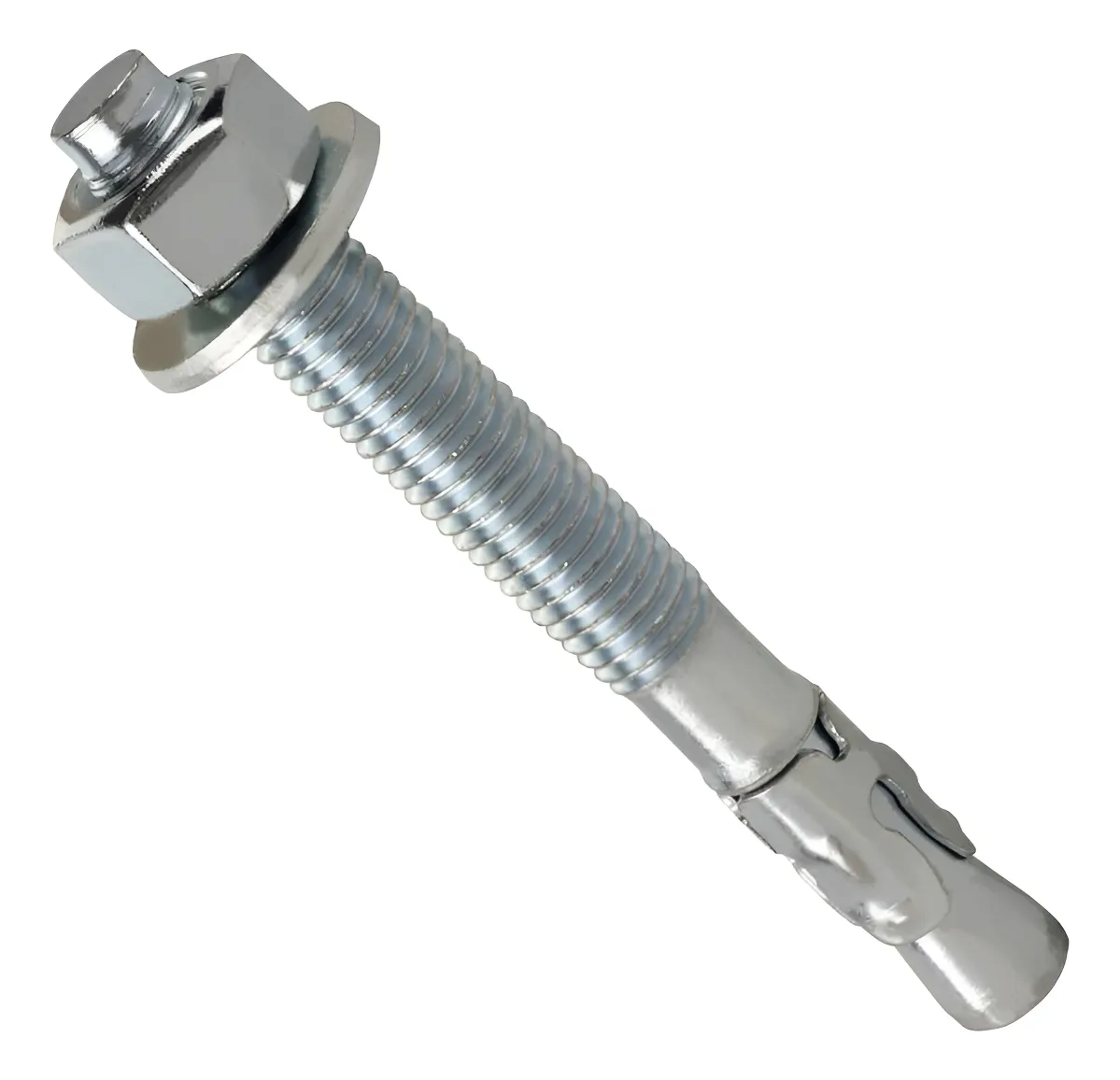 164868.png Perno Anclaje Con Cuña 3/8X3 3/4 Zn 10u - Imagen 1