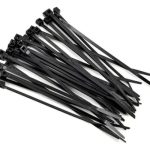 Amarra Cable Negro 3.5x200mm 100 Unid.