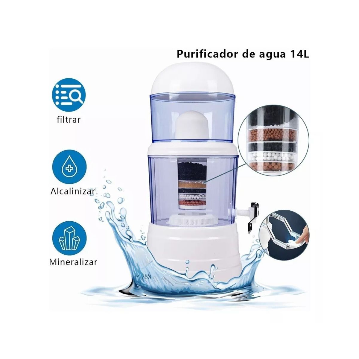 16850.png Filtro de agua potable 1.5 litros - Imagen 1