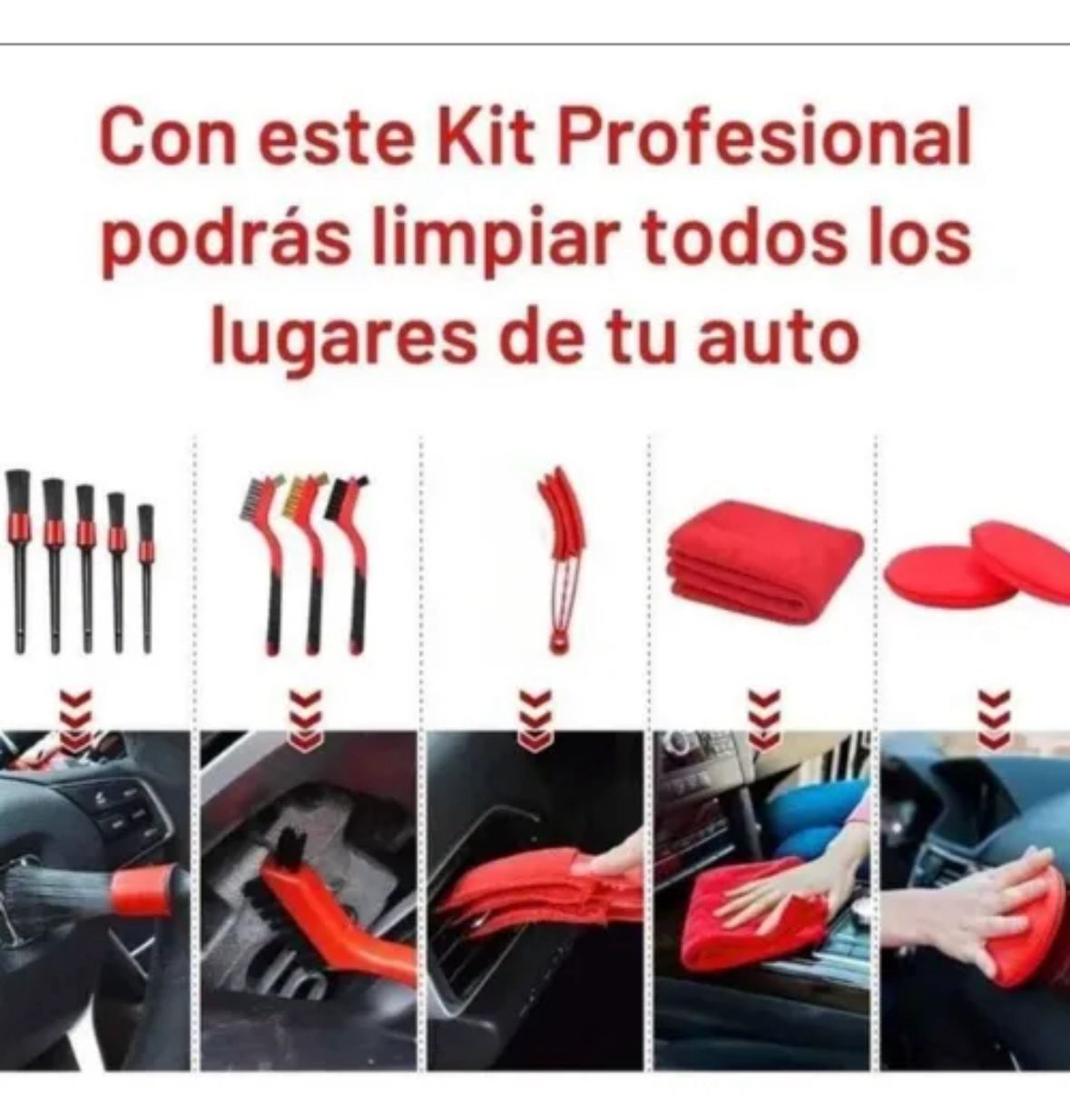 177158.png Limpieza De Auto Kit Grandprix 16 Piezas - Imagen 1