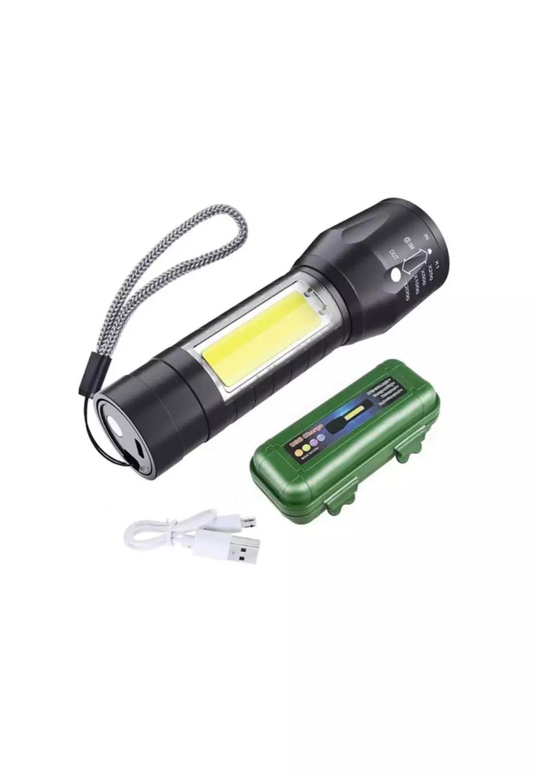 178024.png Mini Linterna Tactica Led 2000 Lumene - Imagen 1