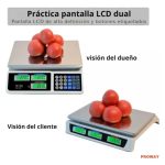 Balanza Pesa Digital 40 Kilos Recargable