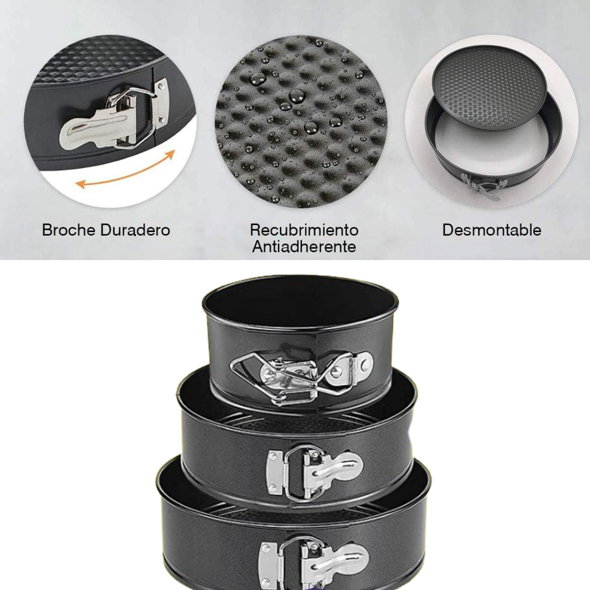30899.png Juego de Moldes Pasteles Desmontable - Imagen 1