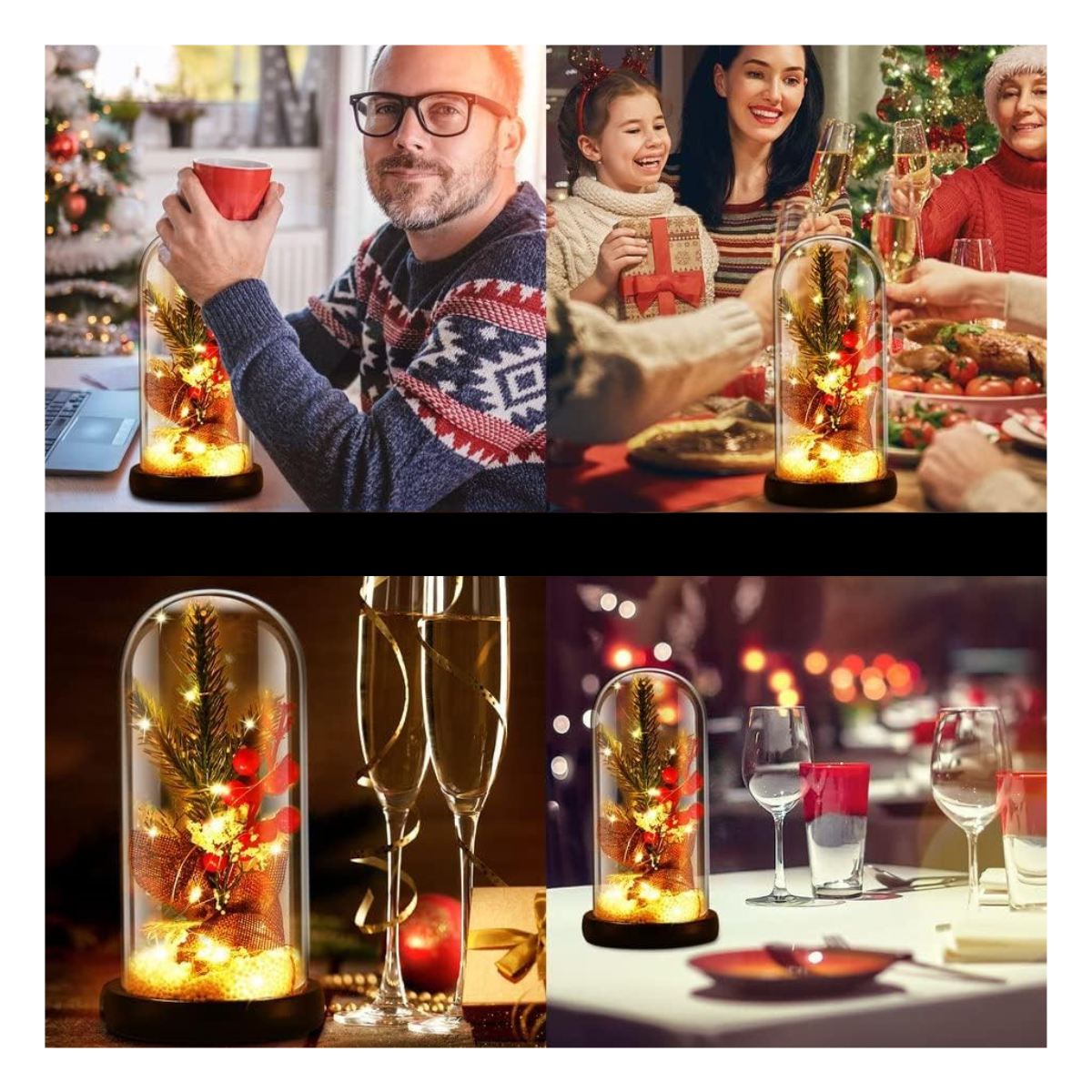 47612.png Árbol de Navidad LED Cúpula de Cristal - Imagen 1