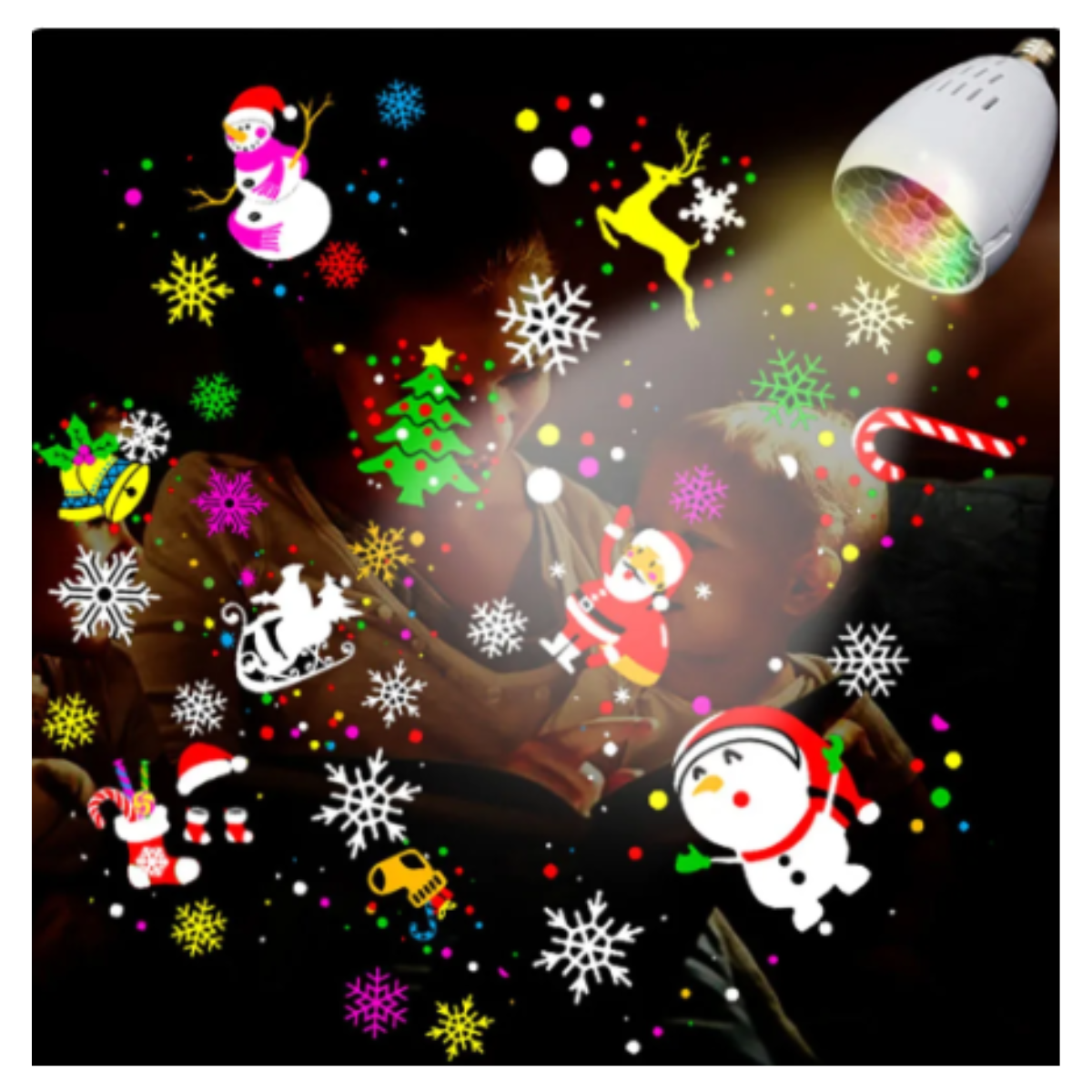 67809.png Ampolleta RGB con Hologramas Festivas - Imagen 1