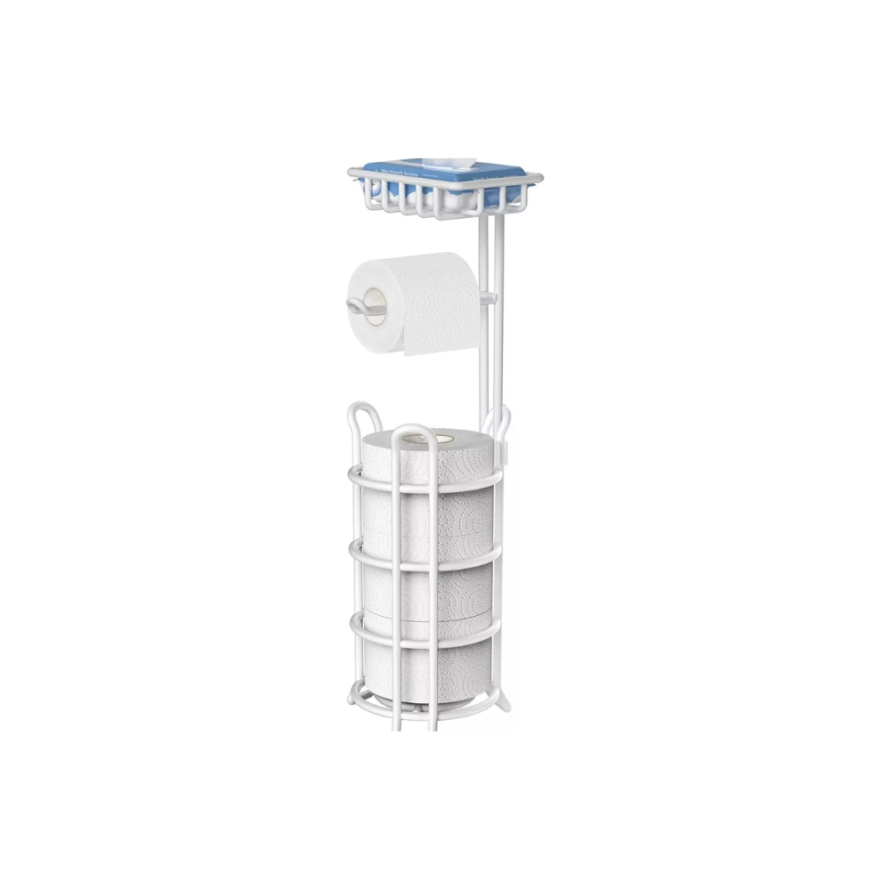 72387.png Soporte De Papel Confort Con Base Blanco - Imagen 1