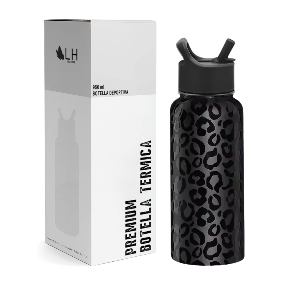 79090.png Botella Térmica Deportiva 950ml Negro Le - Imagen 1
