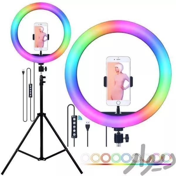 93161.png Aro de Luz LED RGB 26cm - Imagen 1