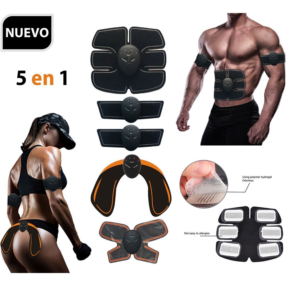 9394.png ELECTROESTIMULADOR MUSCULAR 5 en 1 - Imagen 1