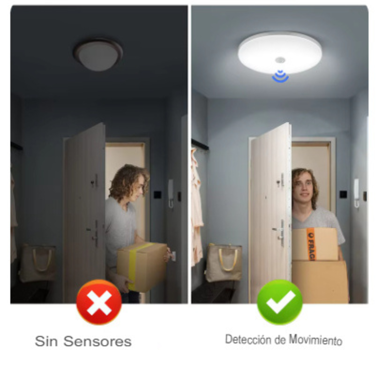 97597.png Foco + Sensor de Movimiento 22 cm 20 W - Imagen 1